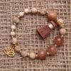 Gaia GoldShiny, Edelstein Armband